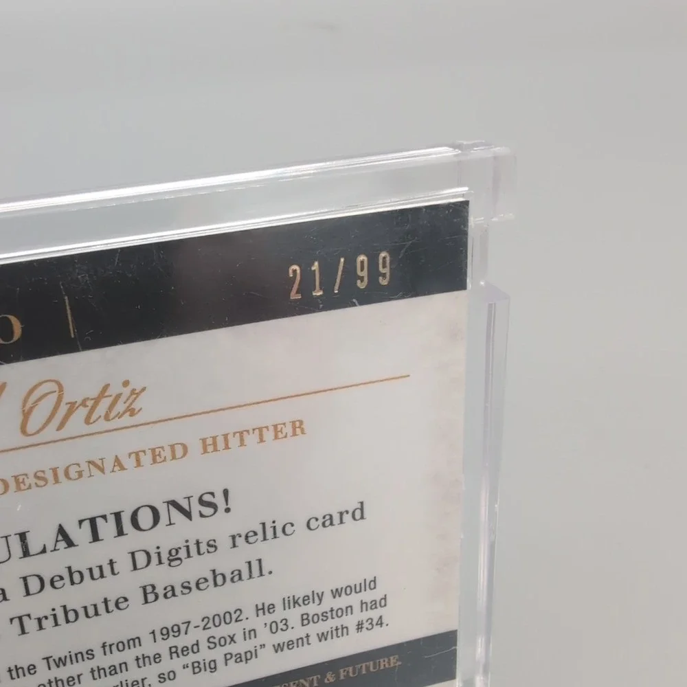 2012 Topps Tribute - Debut Digits David Ortiz #DD-DO /99 (Game Used Memorabilia)